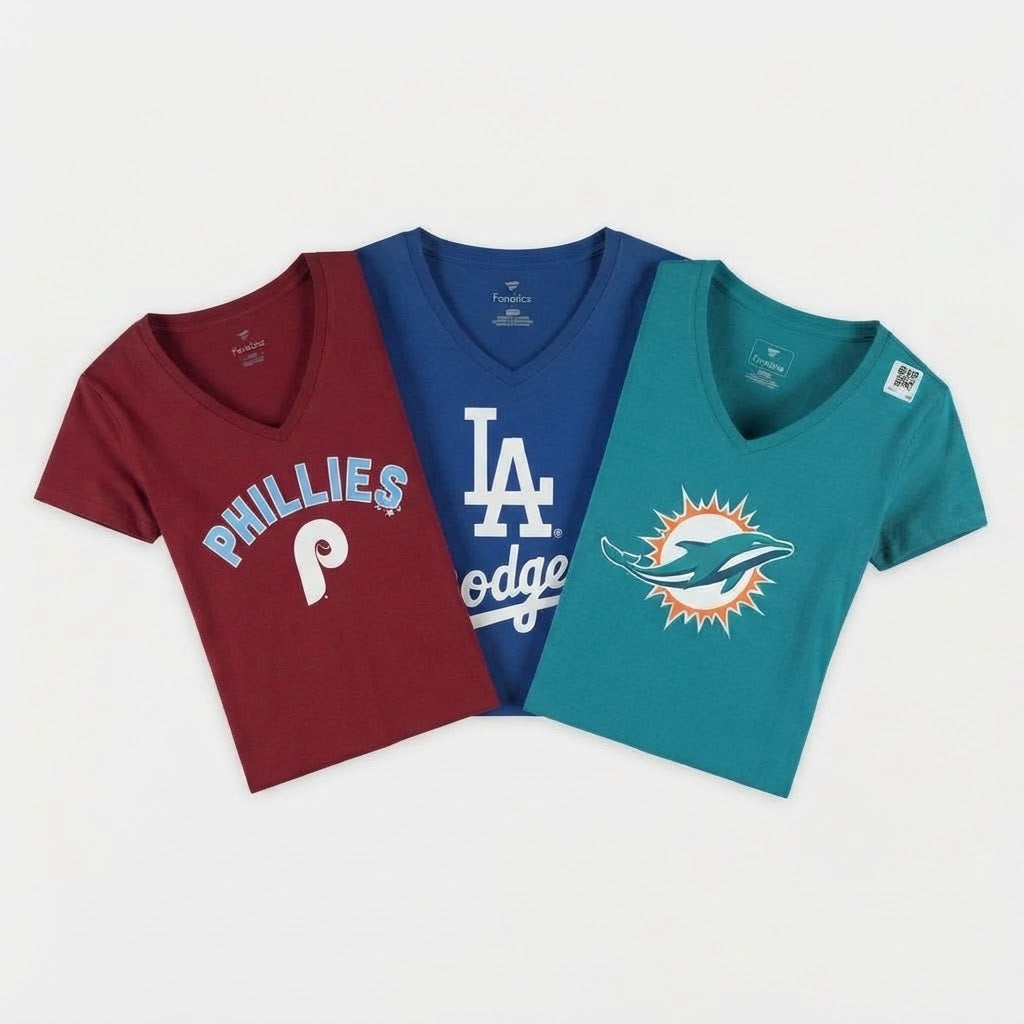 US Sports Streetwear Mystery Bundle  3 Marken Frauen T-Shirts aus den USA
