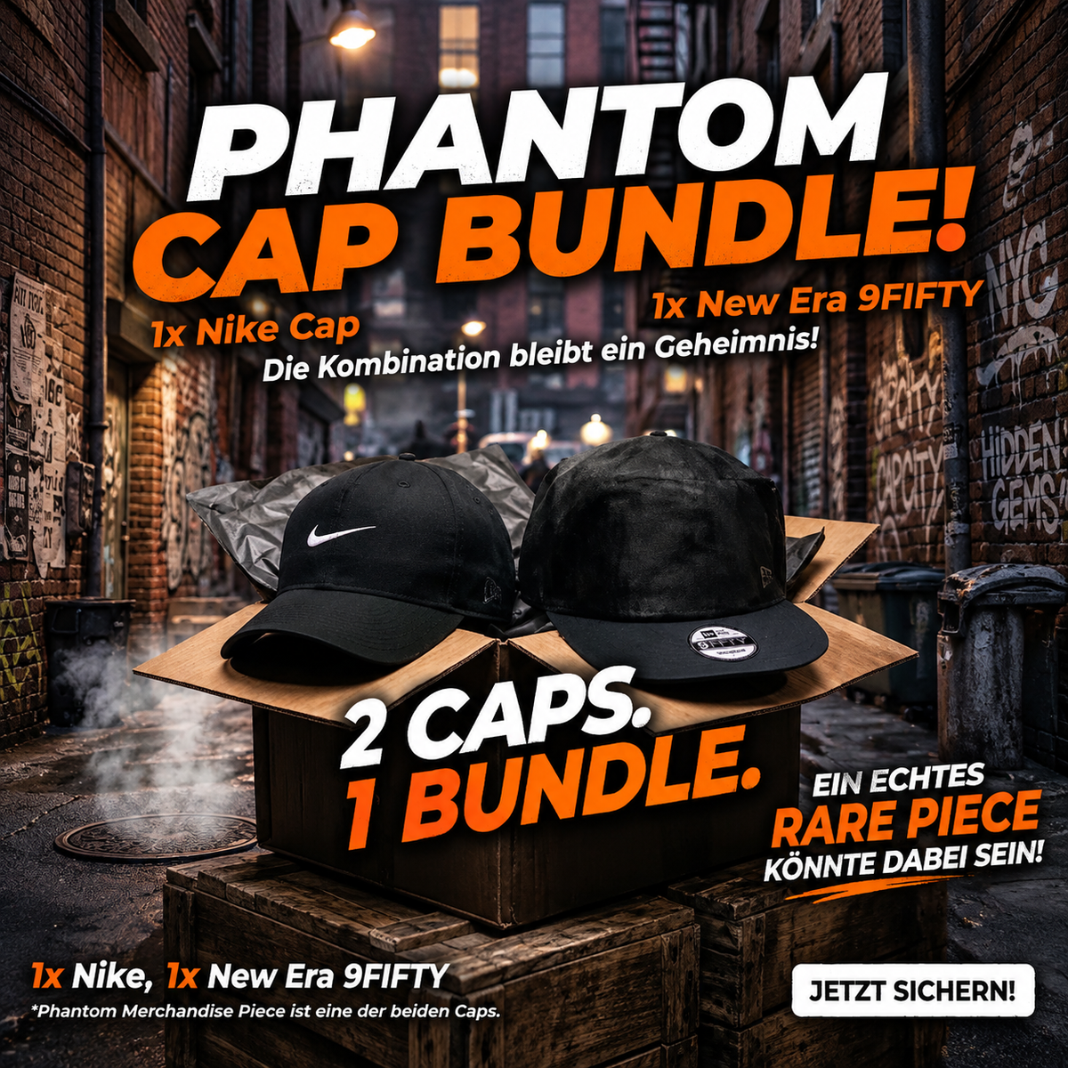 Überraschungs Cap Bundle – Nike & New Era