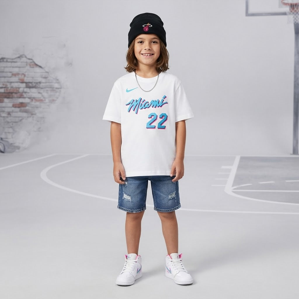 Nike NBA Miami Heat "Butler 22" Graphic Tee – White