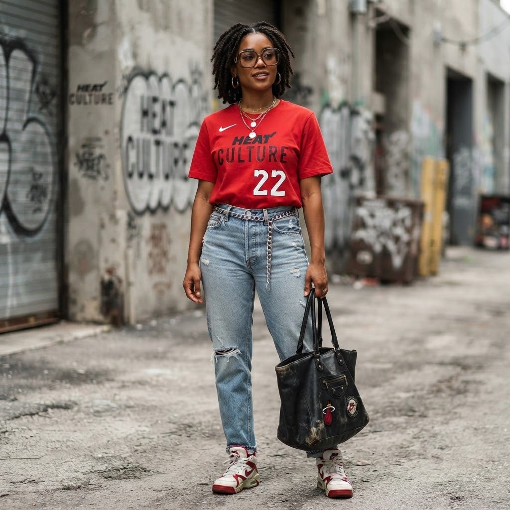 Nike NBA "HEAT CULTURE 22" T-Shirt – Red Edition